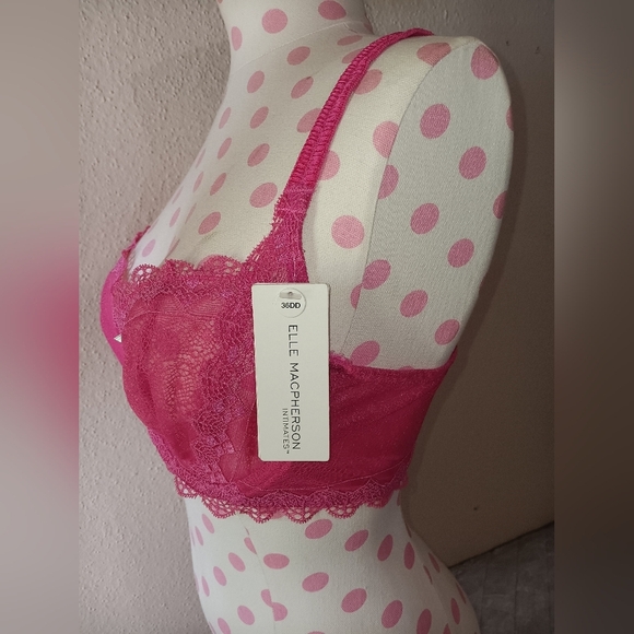 Pink and Green Polka Dot Bra Intimates - Picture 2 of 8